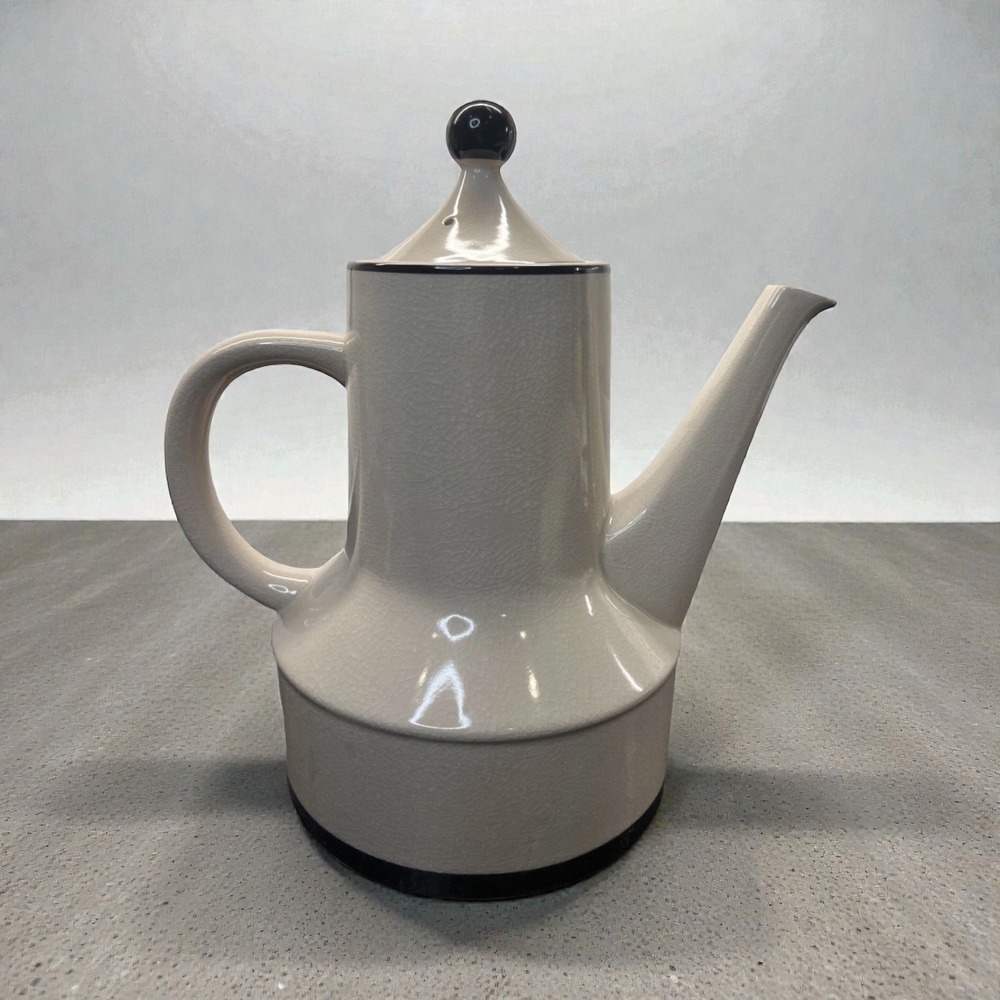 Strawberries MCM Stoneware Vintage Teapot Made In Japan 10.5" Tall